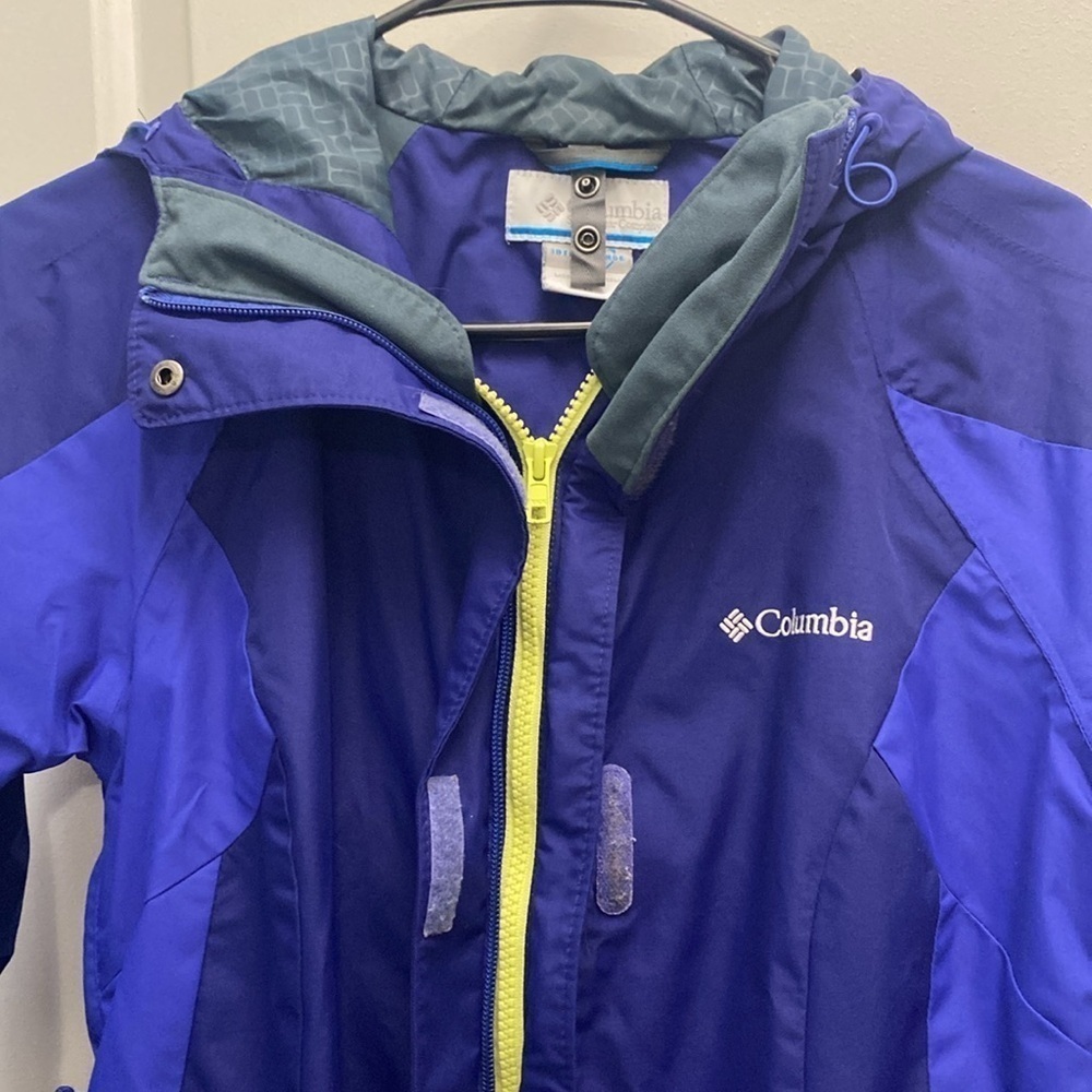 Columbia interchange Omni-tech waterproof hooded jacket Size medium - Picture 3 of 16